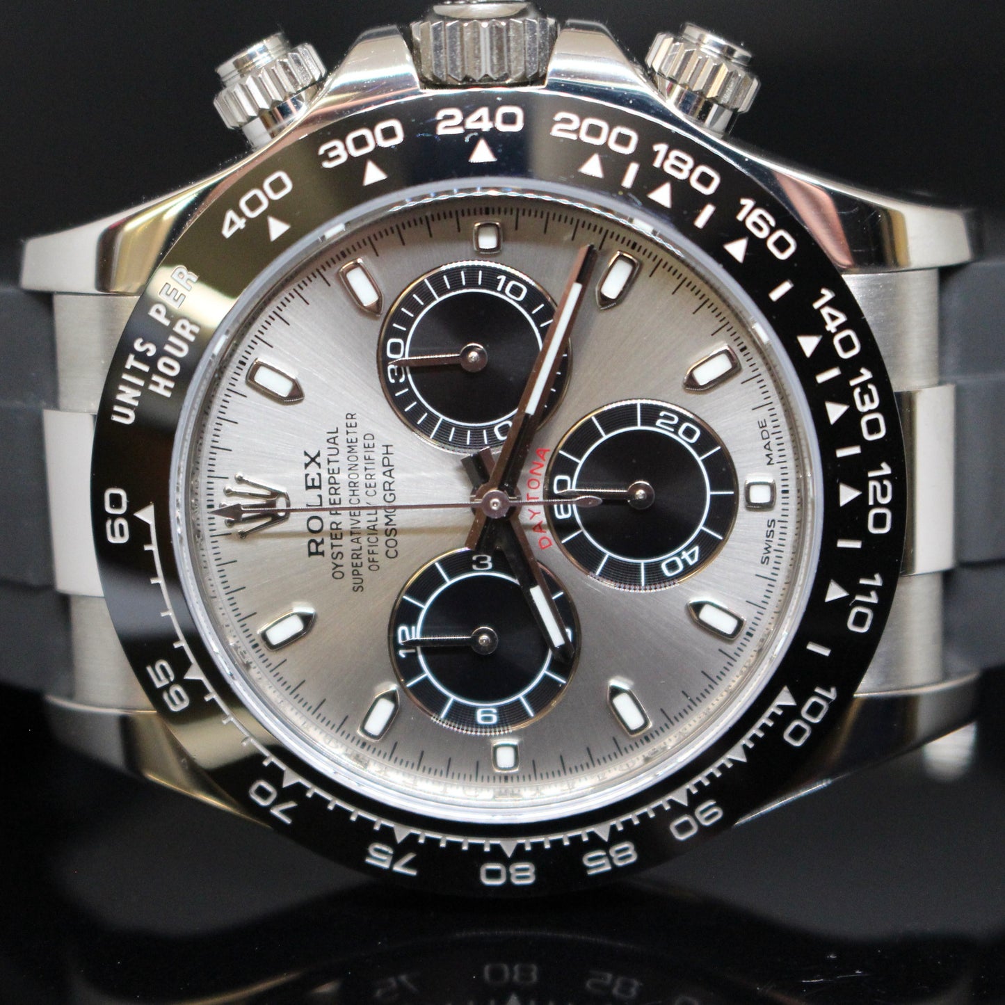 Rolex Daytona ref.116519 Oysterflex Ceramic White Gold