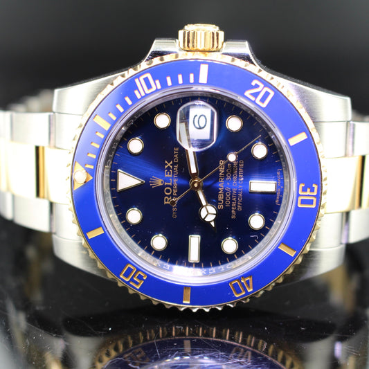 Rolex Submariner ref. 116613LB acciaio oro