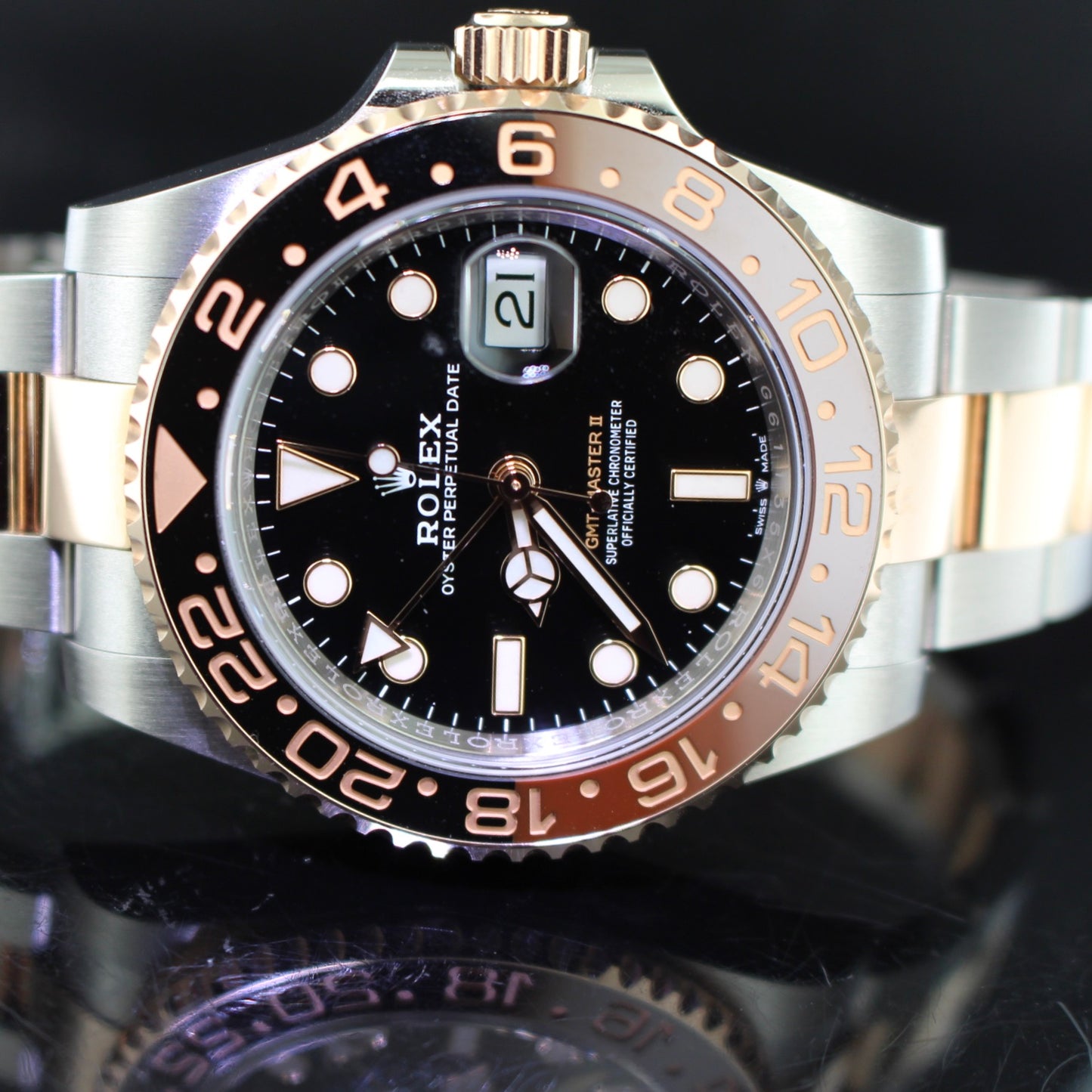 Rolex Gmt Master II acciaio e oro rosa 18kt - Main Image
