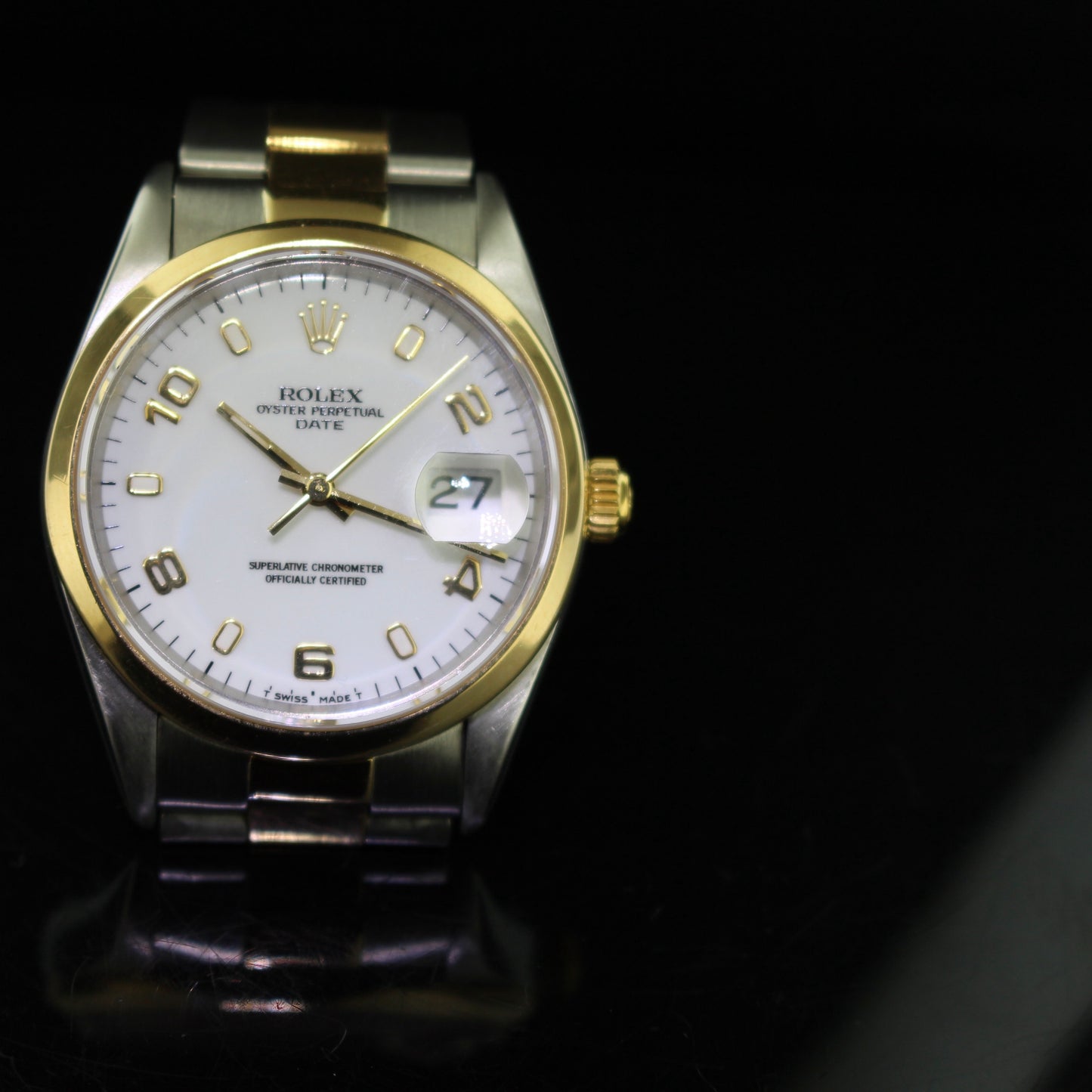 Rolex Date 15203 acciaio oro