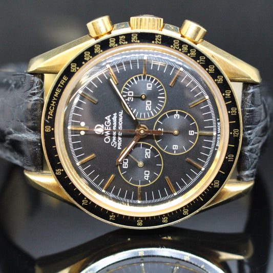 Omega Speedmaster Professional Moonwatch ref.3691.50.81 yellow gold