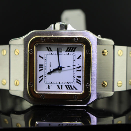 CARTIER SANTOS GALBEE ACCIAIO ORO