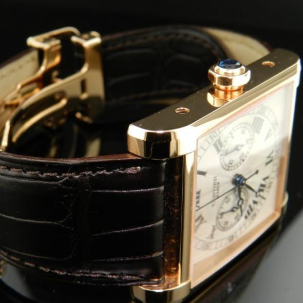 Cartier Tank Chronographe monopulsante Collection Privèe