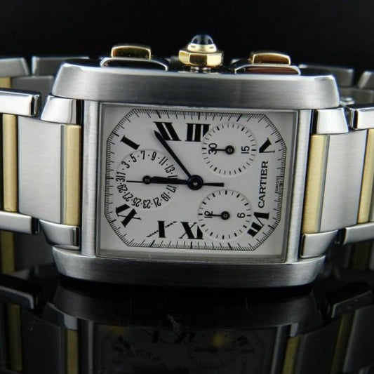 Cartier Tank francaise chronoreflex ref.51004Q4