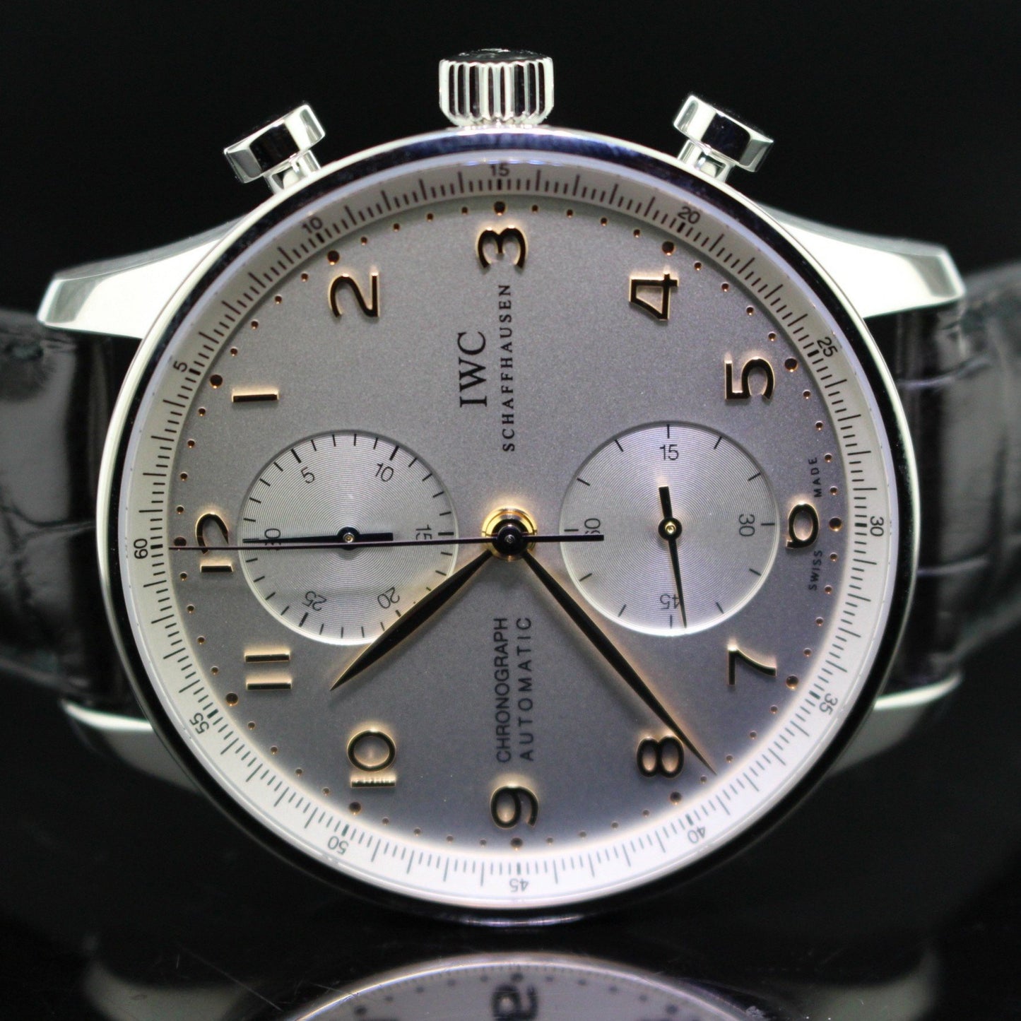 Iwc Portogherse cronografo acciaio ref. IW371445