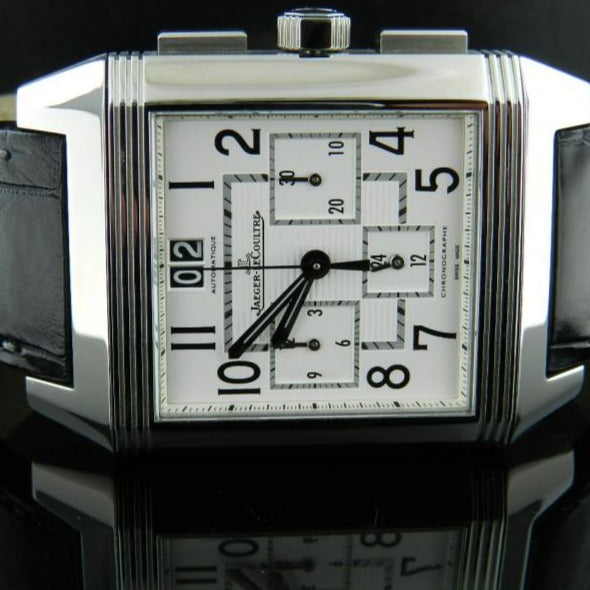 Jaeger leCoultre reverso squadra ref.7018420 cronografo gmt