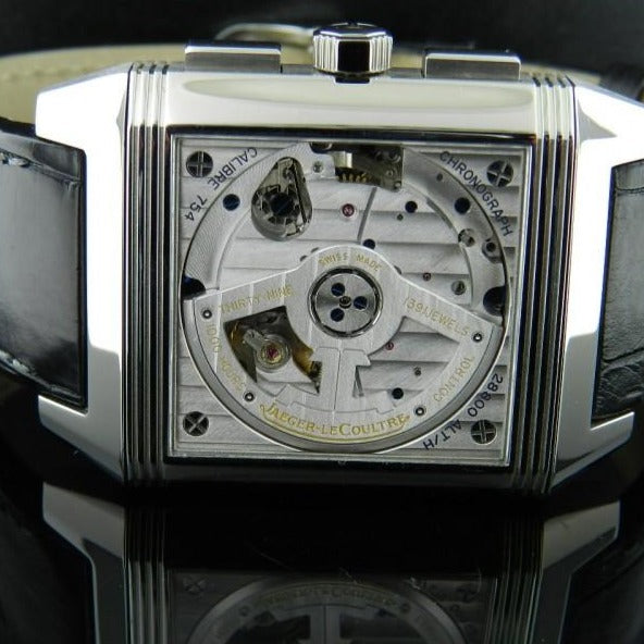 Jaeger leCoultre reverso squadra ref.7018420 cronografo gmt