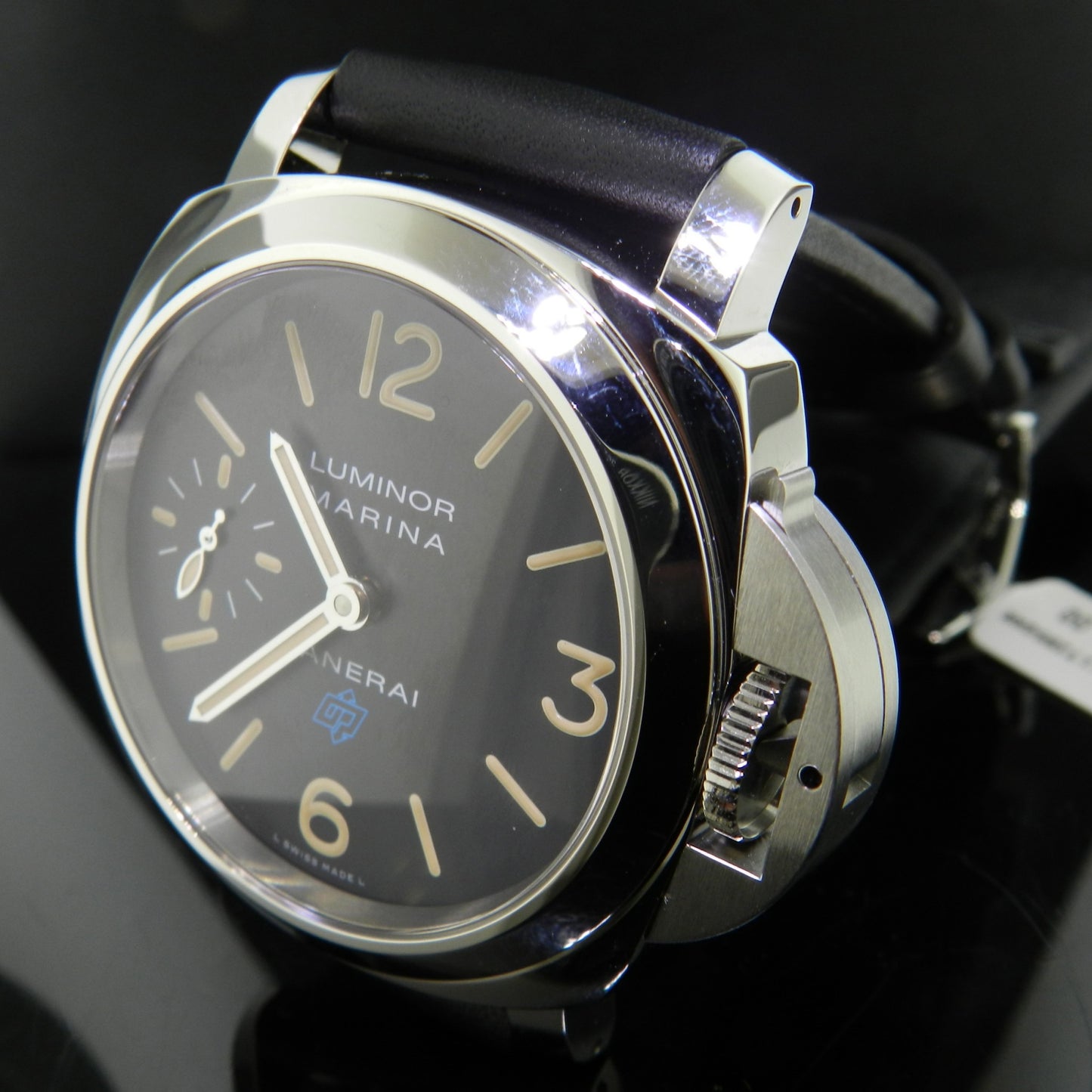 Panerai Luminor Marina Pam 631 blu logo