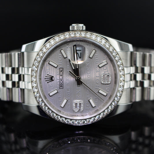 Rolex Date just ref.116244 acciaio