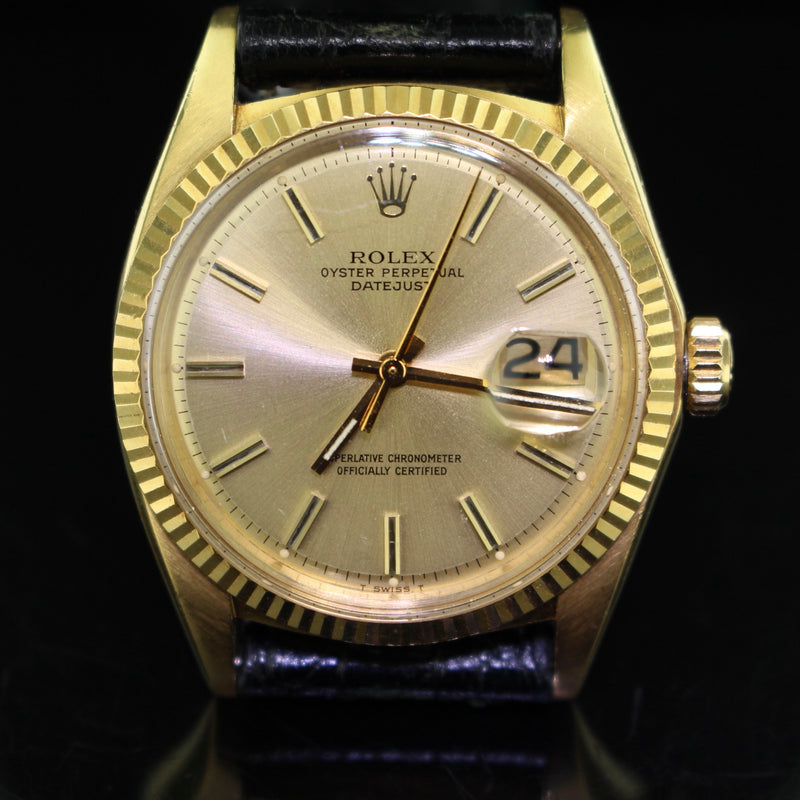 Rolex Date just ref.1601 oro giallo