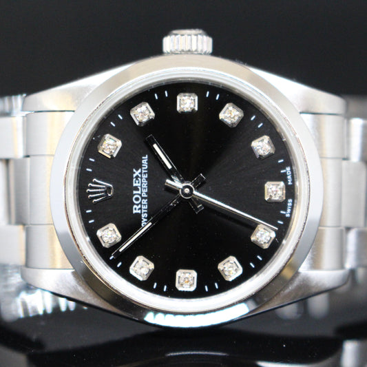 Rolex oyster perpetual ref.67480 acciaio