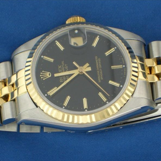 Rolex Date Just 68273 acciaio-oro