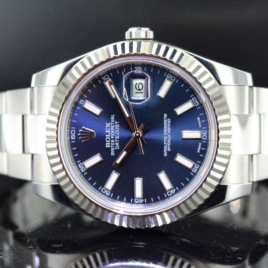 Rolex date just II ref. 116334 acciaio