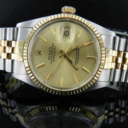 Rolex Date Just ref. 16013  acciaio/oro