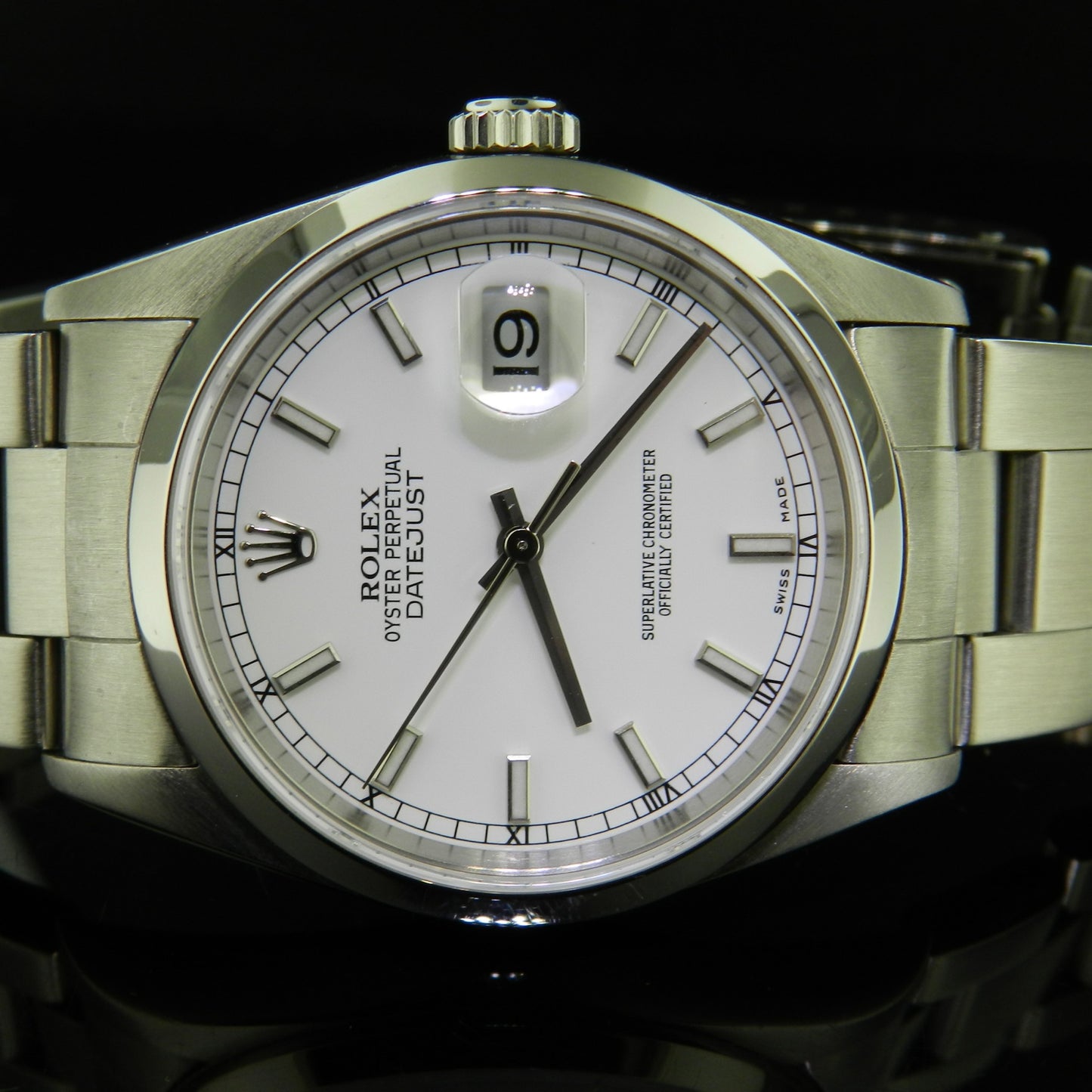 Rolex Date Just ref. 16200 acciaio