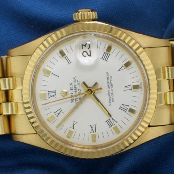 Rolex date just ref. 6827 oro giallo