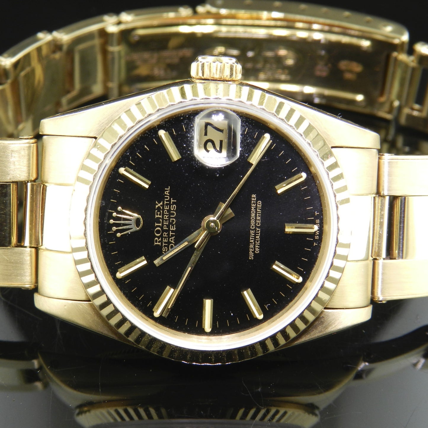 Rolex date just ref. 68278 oro