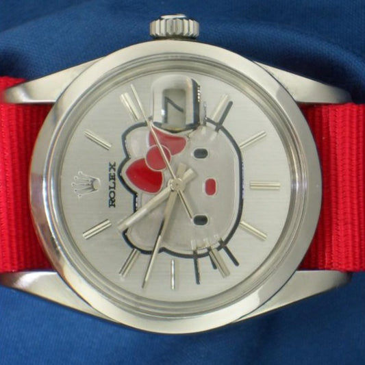 Rolex date just ref.16000 Hello Kitty
