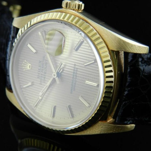 Rolex date just ref. 16018 oro giallo