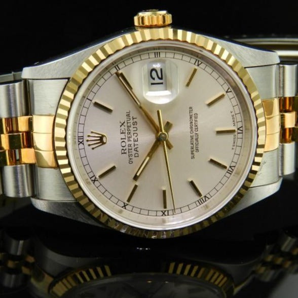 Rolex Date Just ref. 16233 acciaio-oro nos