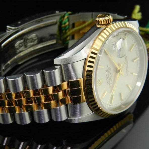 Rolex Date Just ref. 16233 acciaio-oro nos