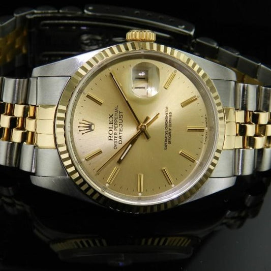 Rolex Date Just ref.16233 acciaio/oro