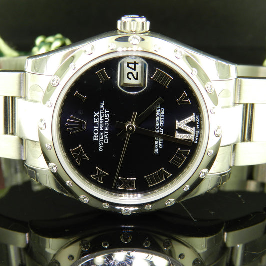 Rolex date Just ref.178344 acciaio