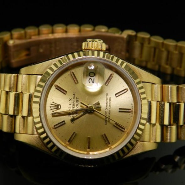 Rolex date Just ref.69178 oro giallo