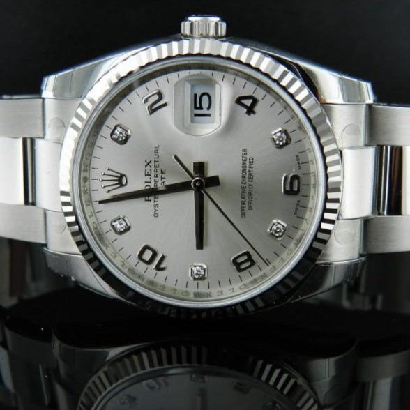 Rolex date ref.115234 brillanti