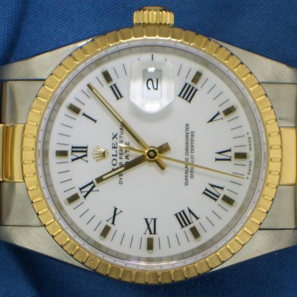 Rolex Date ref.15223 acciaio oro