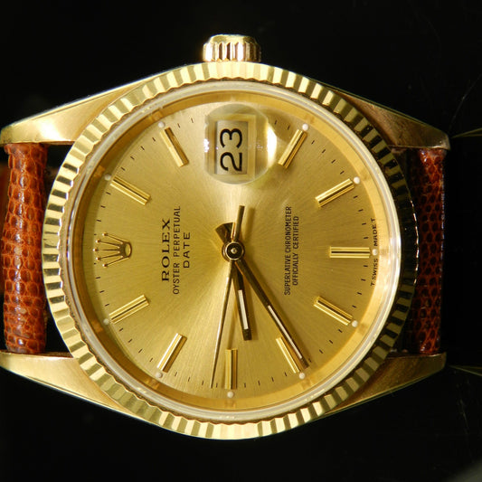 Rolex Date ref.15238  testa oro