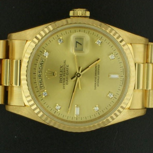 Rolex day date ref. 18348 oro giallo
