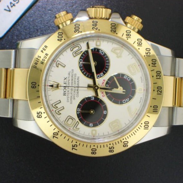 Rolex daytona cosmograph ref. 116523 acciaio-oro