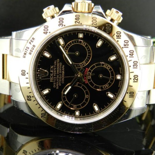 Rolex daytona cosmograph ref. 116523 acciaio-oro
