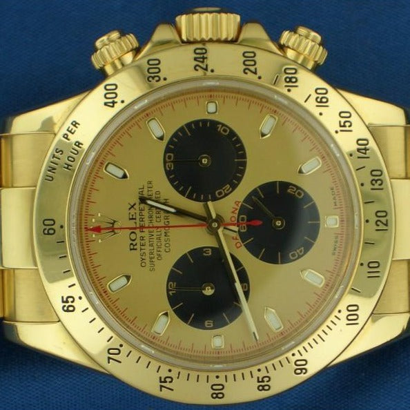 Rolex daytona cosmograph ref. 116528 yellow gold