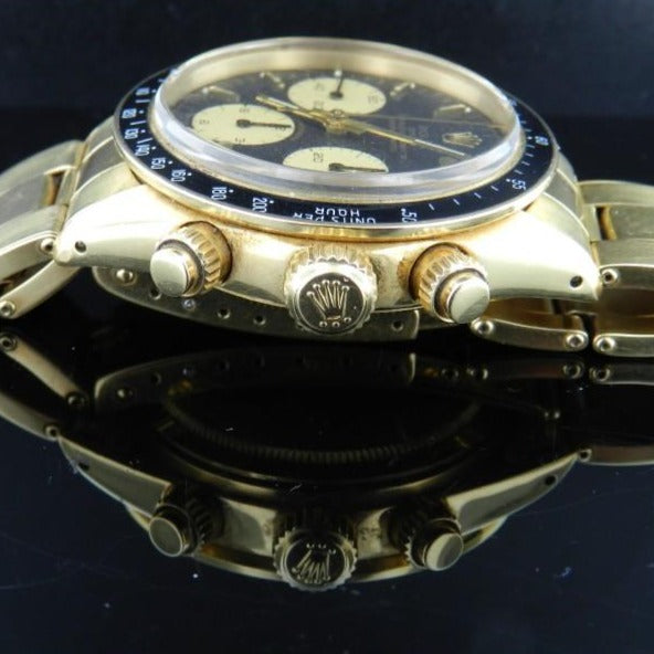 Rolex Daytona cosmograph ref 6265 oro 18kt ghiera nera