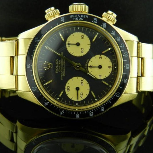 Rolex Daytona cosmograph ref 6265 oro 18kt ghiera nera