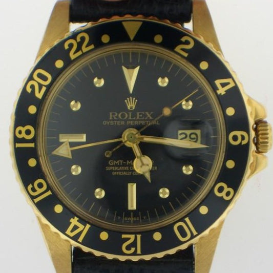 Rolex gmt master I 1675 testa oro