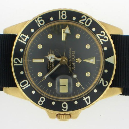 Rolex gmt master I 1675 testa oro