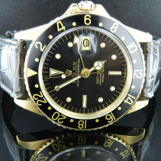 Rolex gmt master I 1675 testa oro