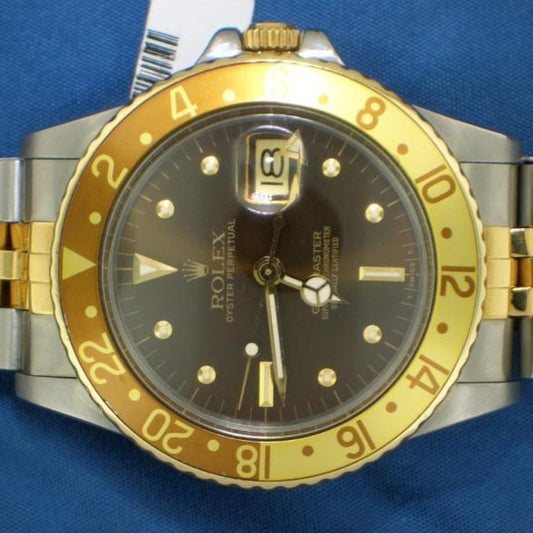 Rolex gmt master I ref. 1675 acciaio oro