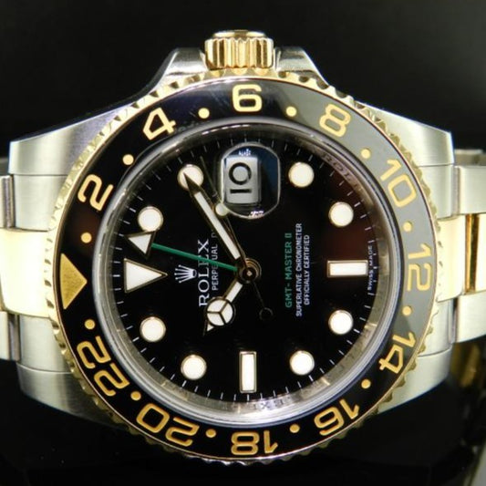 Rolex Gmt Master II ref. 116713LN acciaio/oro