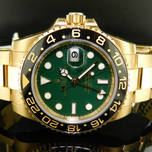Rolex Gmt Master II ref. 116718LN oro giallo