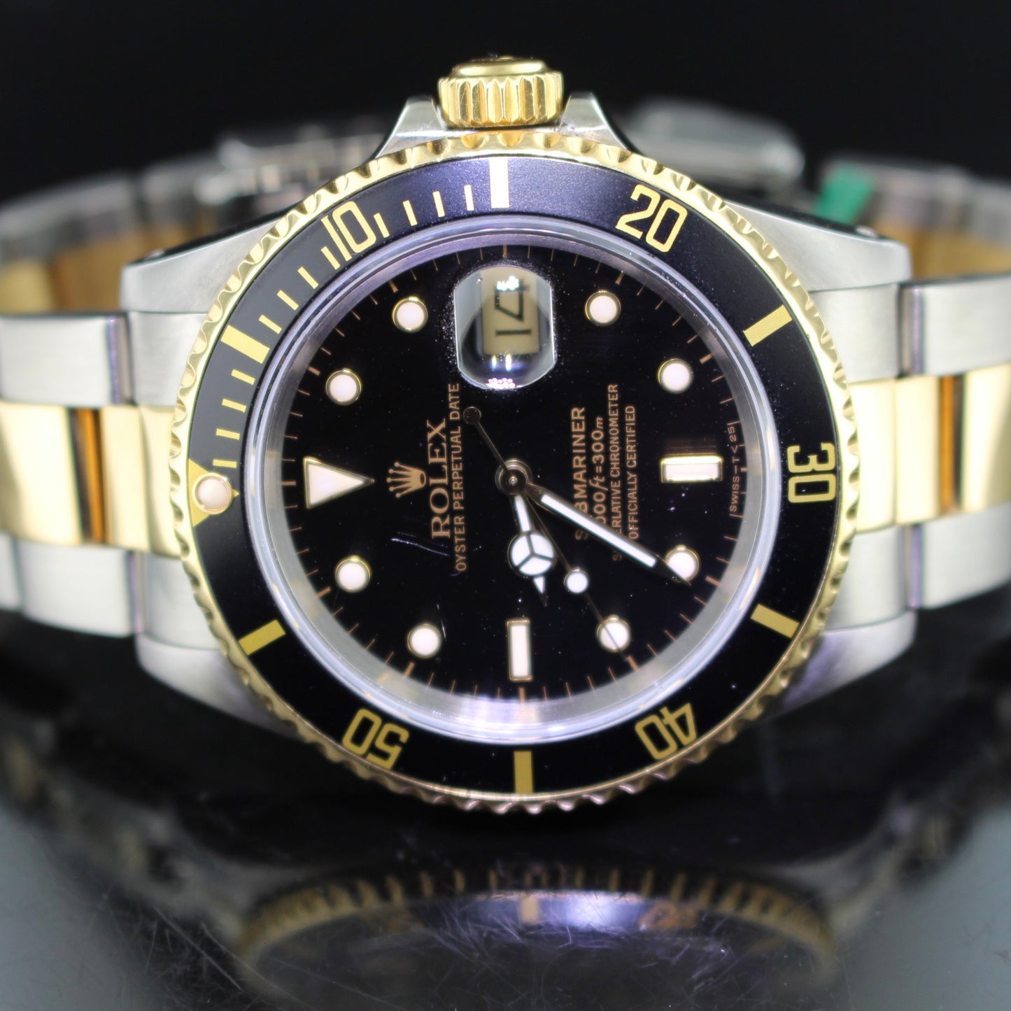 Rolex Submariner 16613 acciaio-oro quadrante nero