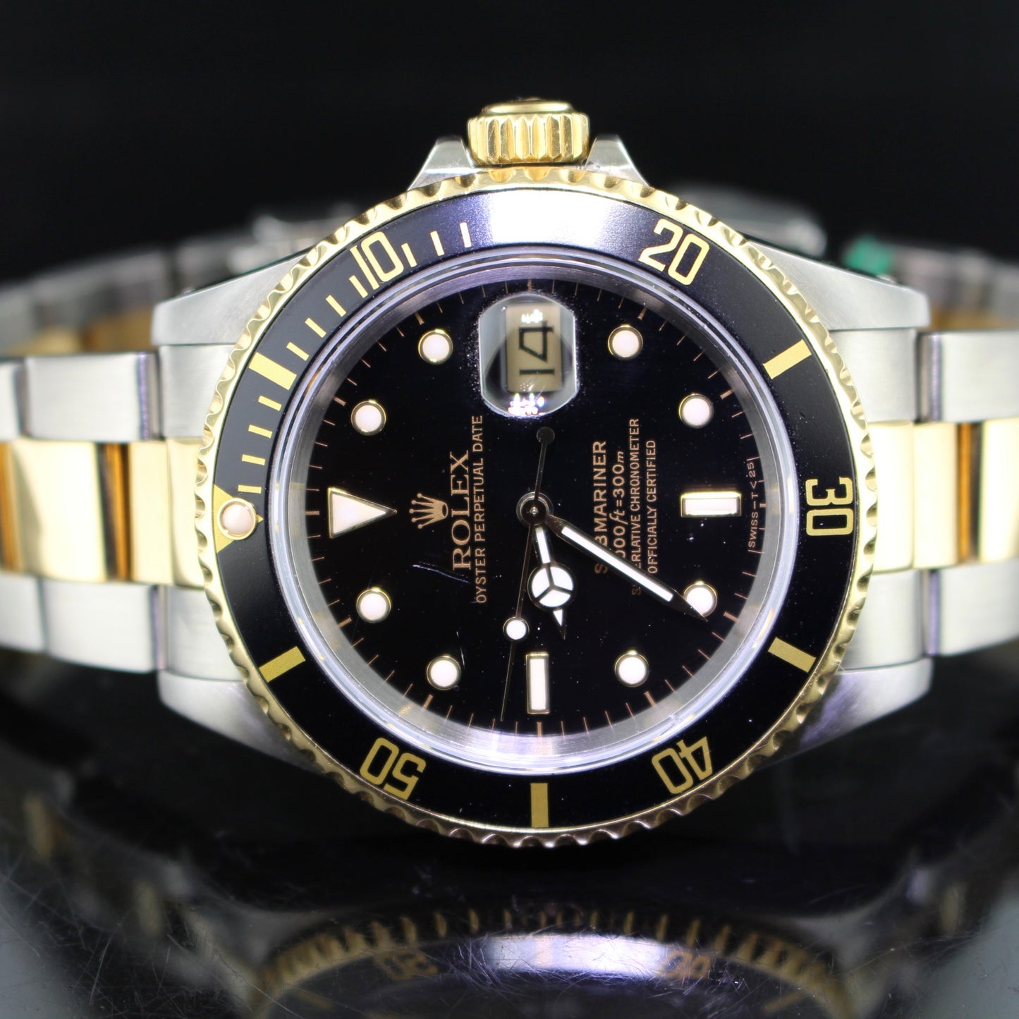 Rolex Submariner 16613 acciaio-oro quadrante nero