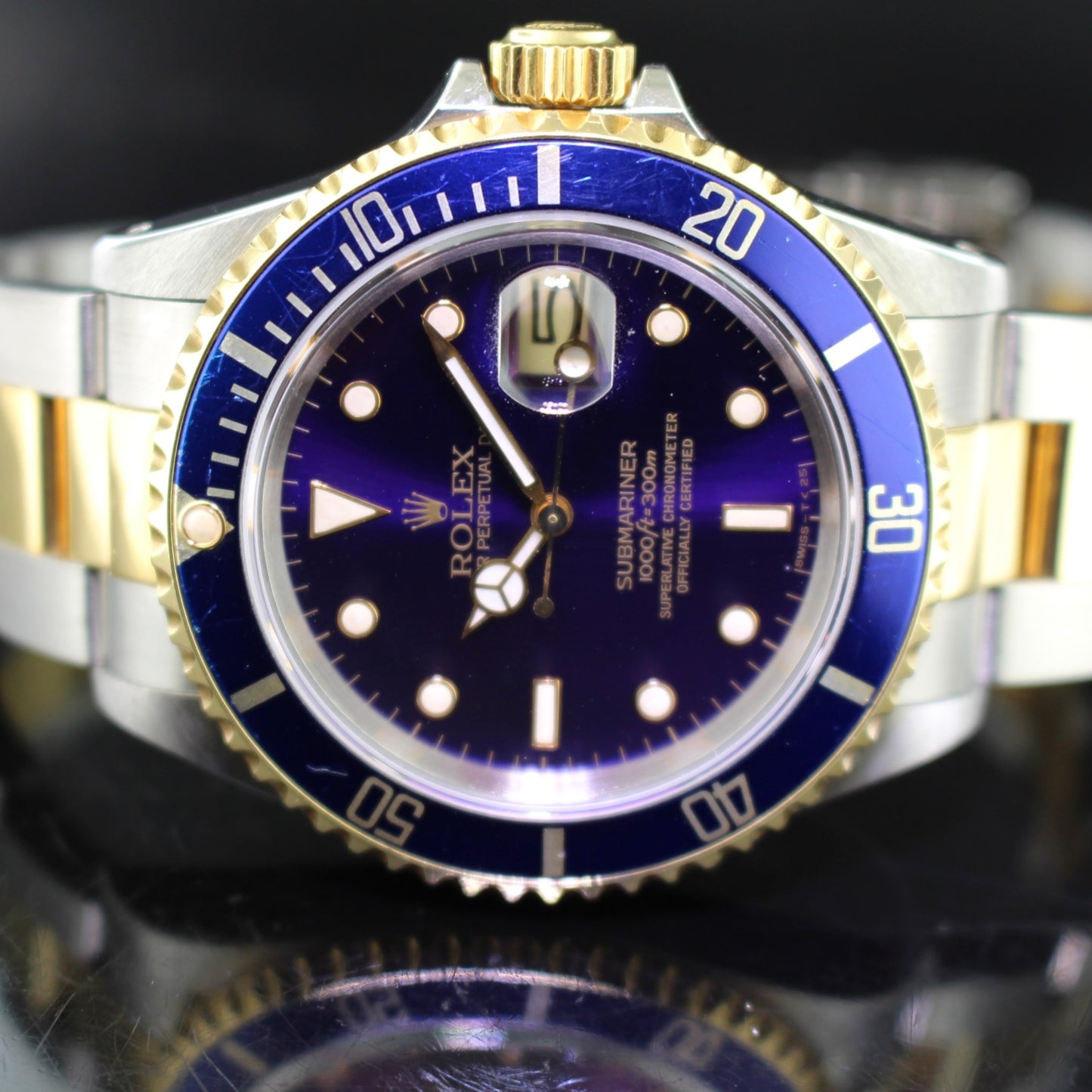 Rolex Submariner ref. 16613 purple dial