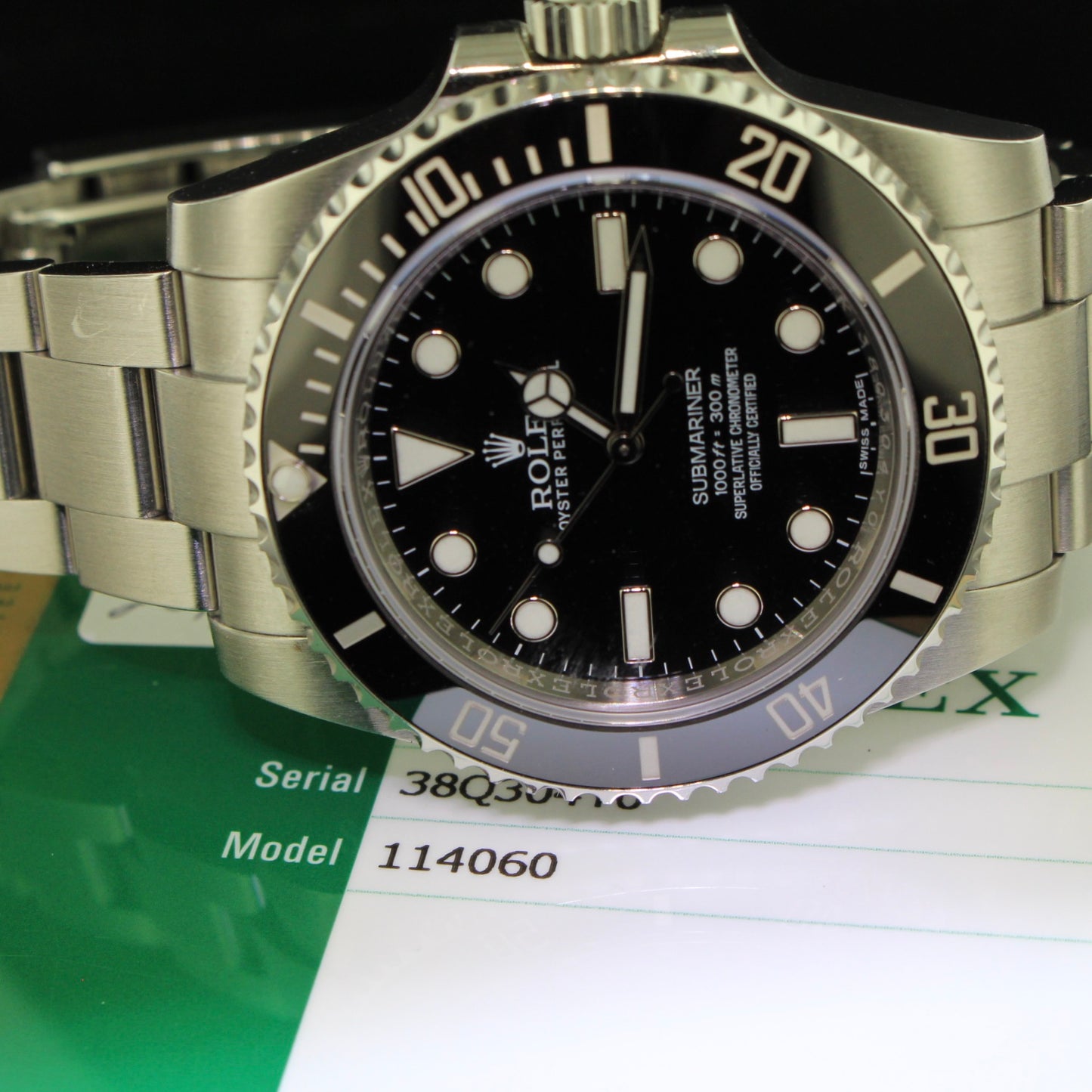 Rolex Submariner ref.114060 acciaio