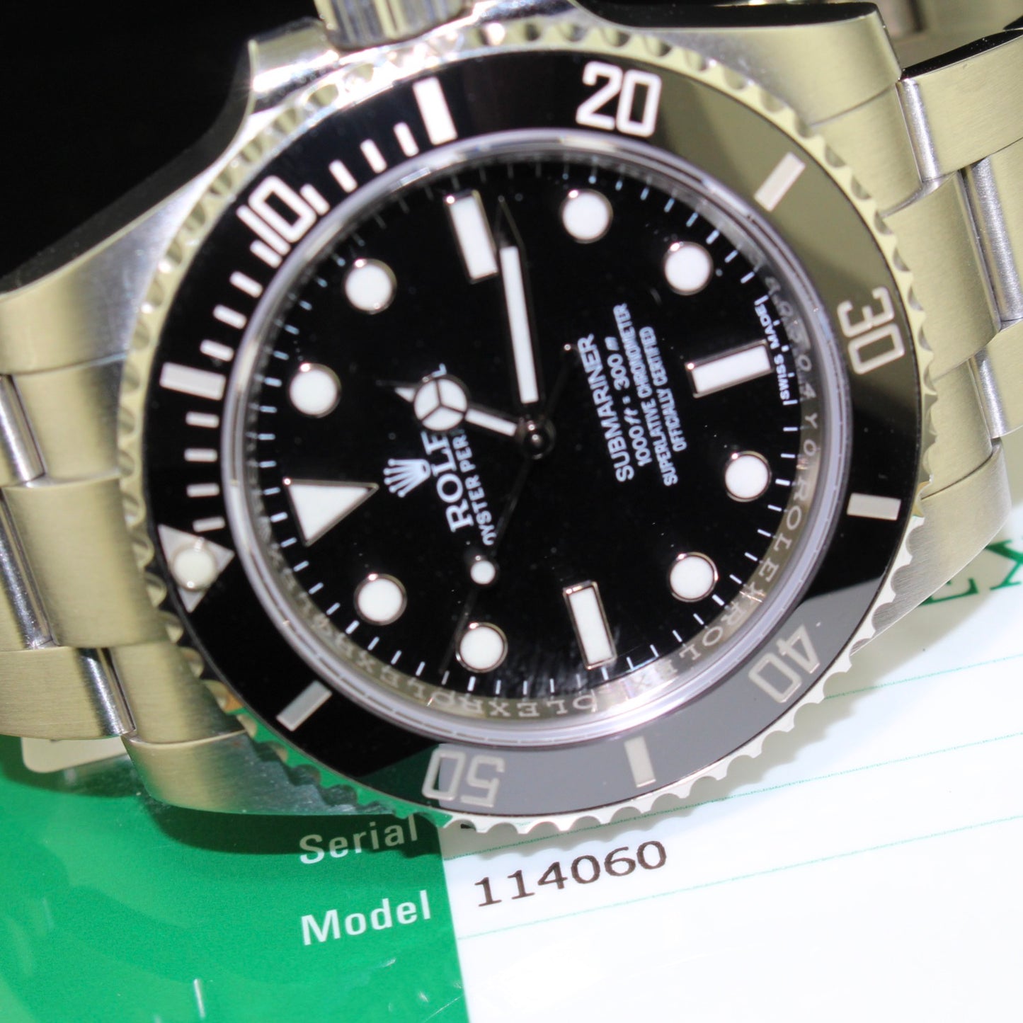 Rolex Submariner ref.114060 acciaio