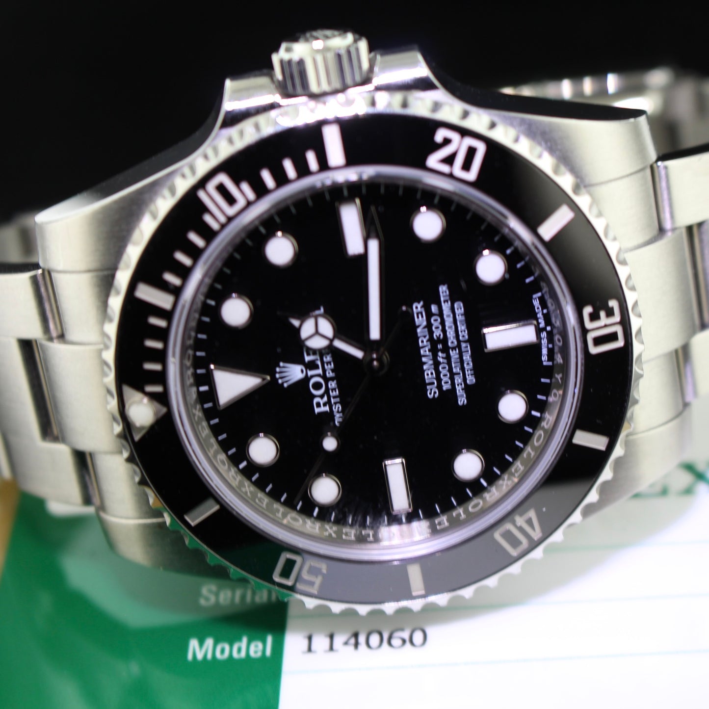 Rolex Submariner ref.114060 acciaio