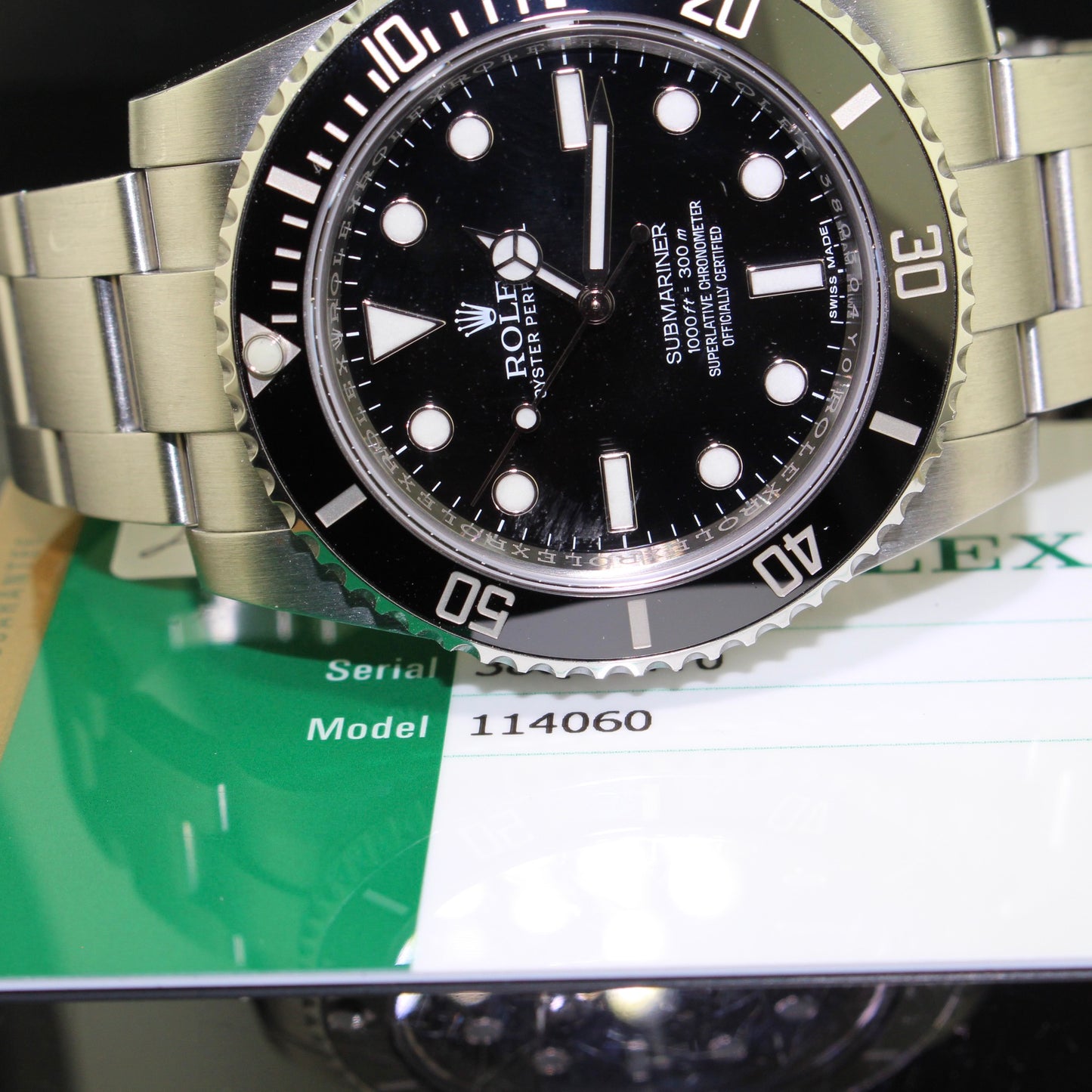 Rolex Submariner ref.114060 acciaio